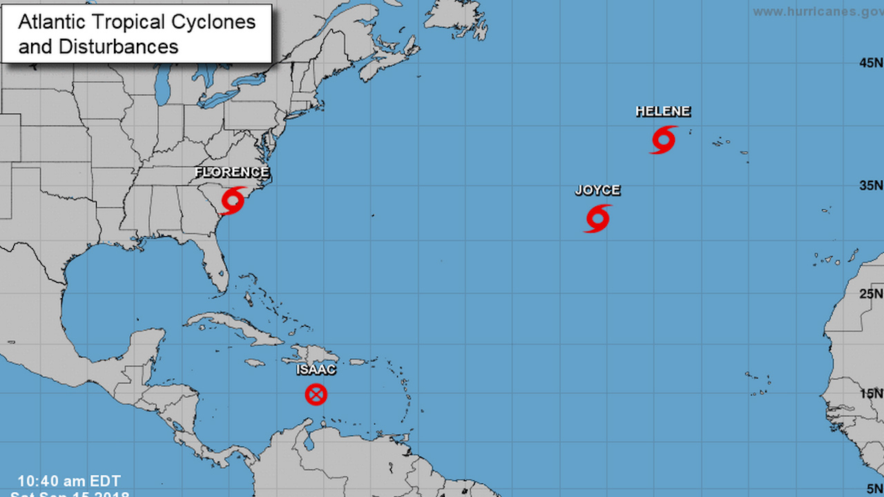 Isaac Dissipated And Updates On Atlantic Storms Helene Joyce Miami