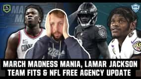 March Madness Mania & Lamar Jackson Best Team Fits | Off the Bench