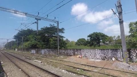 Train Entering Kollam Junction Station | Kerala