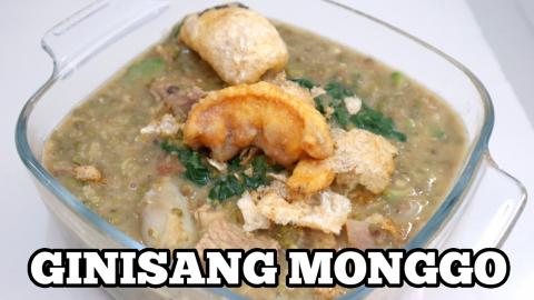 GINISANG MONGGO with CHICHARON | Pinoy Ulam | Taste Buds ...