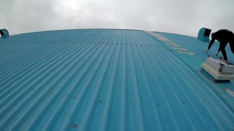 JUMPING FROM ONE ROOF TO ANOTHER AT ABANDONED HOLIDAY PAR...