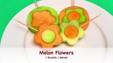 Melon Flowers / Food Decoration (shorts)