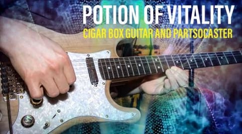 Potion of Vitality - Cigar Box Guitar and Partsocaster
