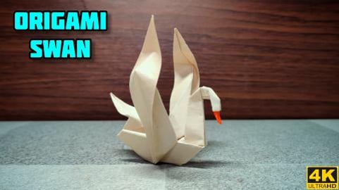 Origami Swan | Origami tutorial | Paper craft | Magic Fol...