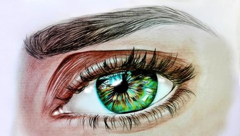 Eye Drawing , how to draw a Realistic eye Step by Step
