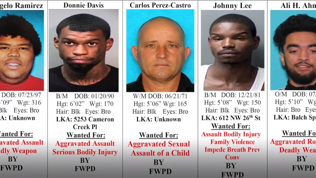 Video Tarrant County's 10 Most Wanted Criminals, June 20 Idaho Statesman