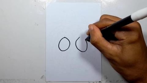 Drawing PUMPKIN MONSTER GRAFFITI