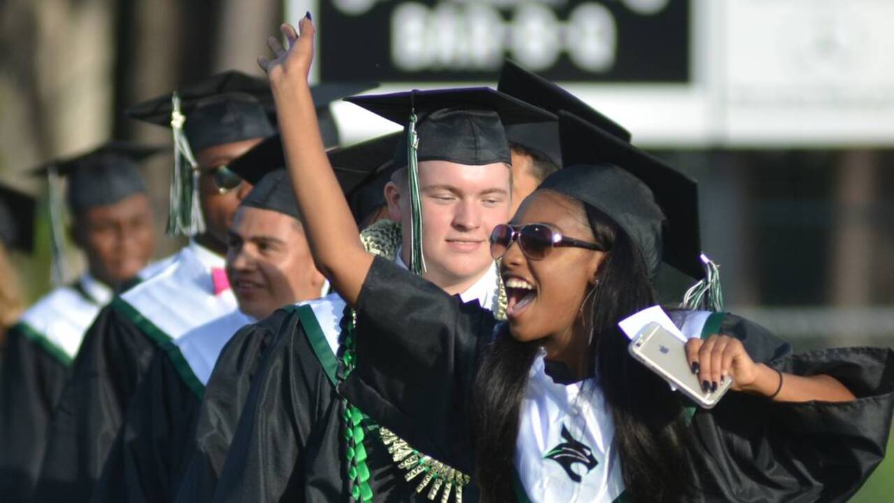 Sights and sounds from Bluffton High School's graduation Lexington