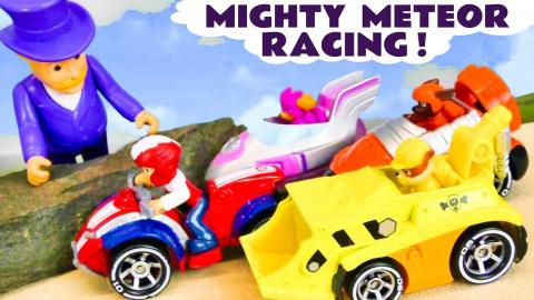 Paw Patrol Mighty Pups Vehicle Racing Challenge Stories f...