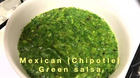 Chipotle Mexican Green Salsa !!! by BB Chef
