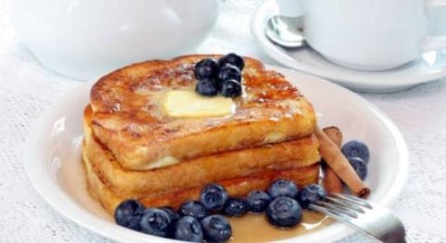 Easy french toast at home.