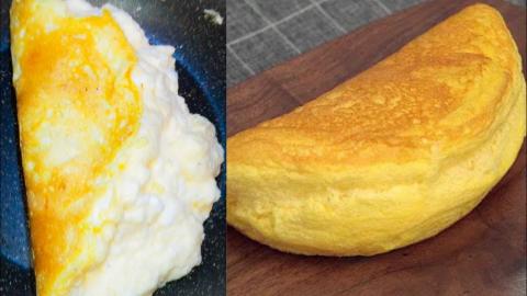 Super Soft Souffle Omelette.( Fluffy Omlette)
