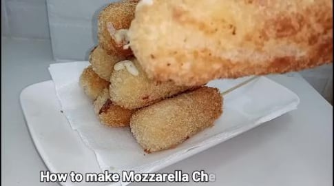 TasteHU124 _ HOW TO MAKE MOZARELLA CORNDOG