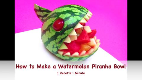 How to Make a Watermelon Piranha Bowl with Voice-Over