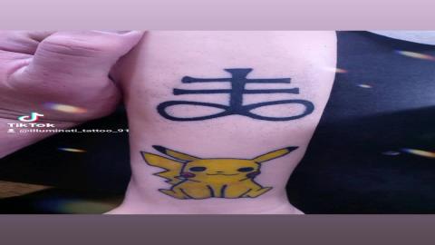 Phasmophobia arm tattoo