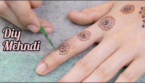 Diy mehndi | henna tatoo design