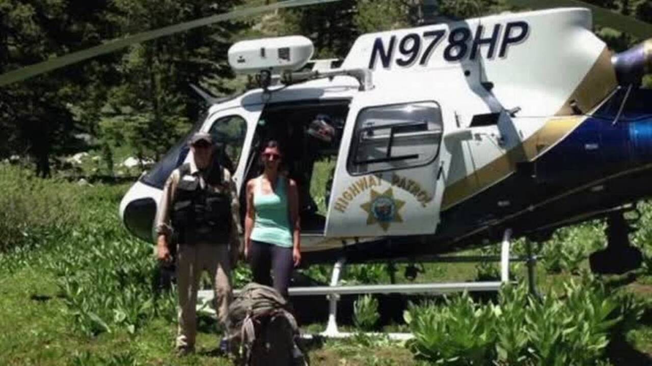 Hiker Lost On Pacific Crest Trail Rescued By Chp Helicopter Crew The Sacramento Bee