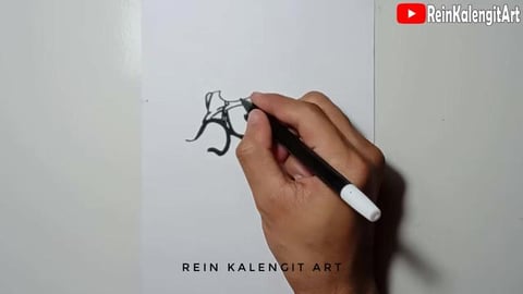 Drawing cool monkey character graffiti