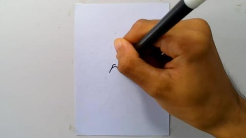 Drawing little boy zombie cartoon graffiti