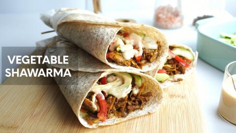 Vegetable Shawarma | How to make Veggie Shawarma