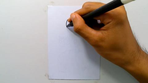 Drawing krillin Dragon Ballz