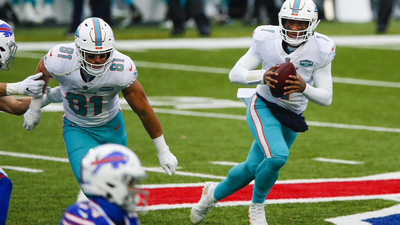 Miami Dolphins miss chance to clinch playoff spot with 56-26 blowout loss  to Buffalo Bills