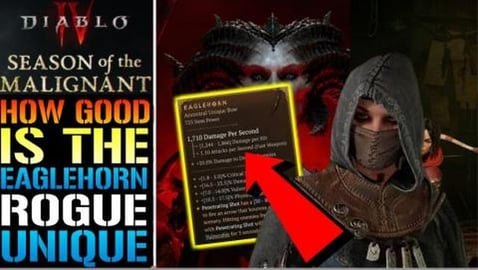 Diablo 4: NEW "Eaglehorn" Unique Bow Finally Dropped! How...