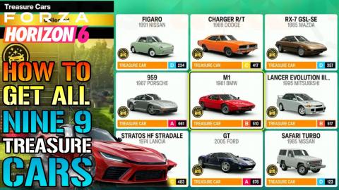 Forza Horizon 6: EASY "Treasure Cars" Guide! How To Find ...