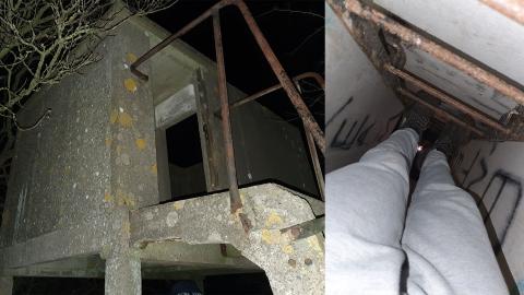 WOW... ABANDONED WAR WATCH TOWER AND BUNKER 