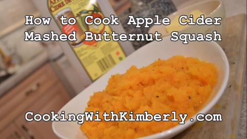 How to Cook Apple Cider Mashed Butternut Squash: Made in ...