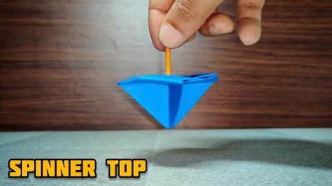 Spinner Top Toy | Paper toy | Origami tutorial | Paper cr...