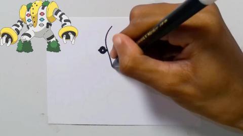 Draw Pokemon Regigigas shorts