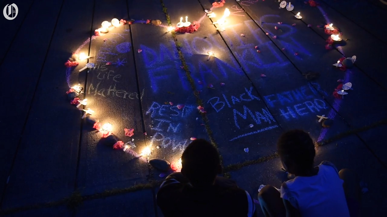 Candlelight vigil honors Danquirs Franklin, Kendal Crank Charlotte