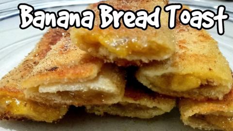BANANA BREAD TOAST | How to make Banana Bread Toast | Tas...