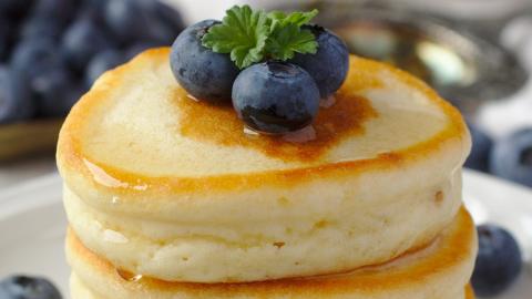 Feather Light Fluffy Japanese Pancakes.