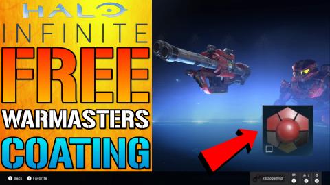 Halo Infinite: FREE RARE "Weapon Coating" WARMASTERS PRIZ...