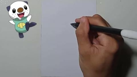 Drawing Pokemon oshawott