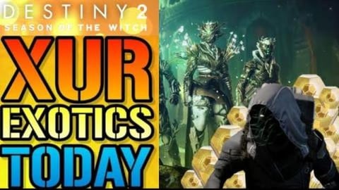 Destiny 2: XUR EXOTICS & LEGENDARY Weapons TODAY! Where I...
