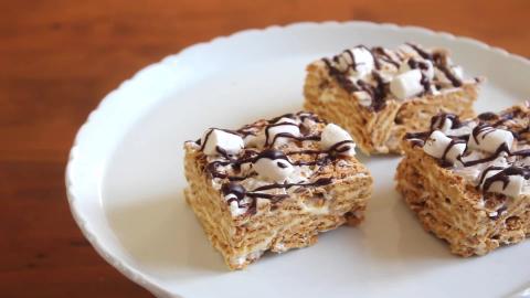 No Bake Smores Bars | 4 ingredients Only 