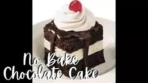 TBPH3 _ No Bake Chocolate Cake with Fudgee Bar
