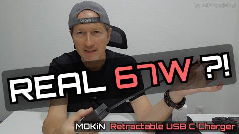 Best Retractable USB C Charger? MOKiN 67W Wall Charger Re...