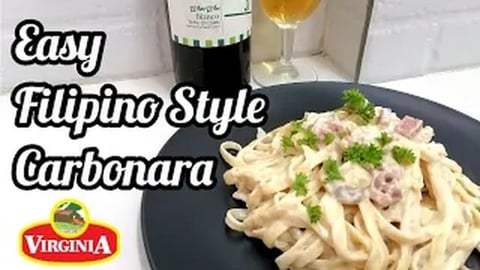 TBPH135 _ FILIPINO STYLE CARBONARA featuring VIRGINIA PEA...