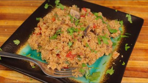 Quinoa Recipe - wfpb clean eating - plant-based diet
