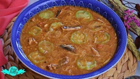 GINISANG SARDINAS WITH MISUA AND PATOLA