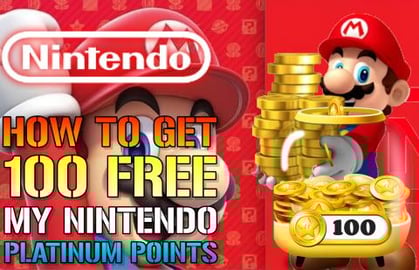 Nintendo: How To Get 100 FREE My Nintendo Platinum Points...