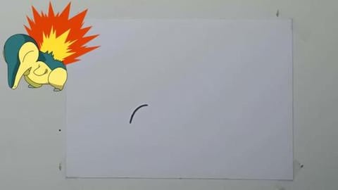 Drawing Pokemon cyndaqull