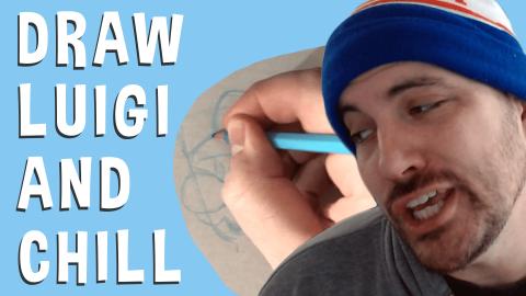 Drawing Luigi with Copic Markers to Lofi Hiphop