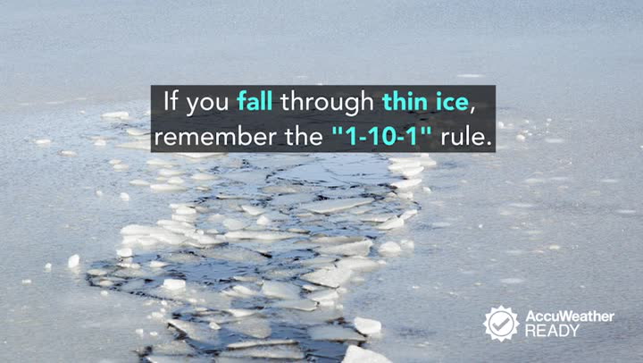 Tips for staying alive if you fall through thin ice