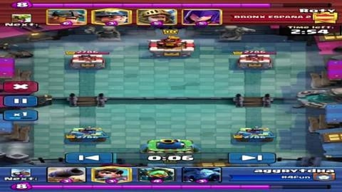 Clash Royale: 8/8 gameplay (Epic Come Back) 