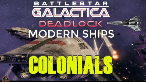 Battlestar Galactica Deadlock Modern Ship Pack Colonials